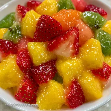 Salade De Fruits D'&Eacute;t&eacute; Facile Pour 4 Fiche recette