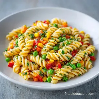 Salade De P&acirc;tes Color&eacute;e pour 6 Personnes Fiche recette