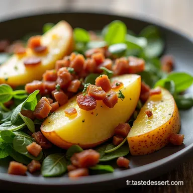 La Vraie Salade de Pommes de Terre Gourmande aux Lardons Croustillants