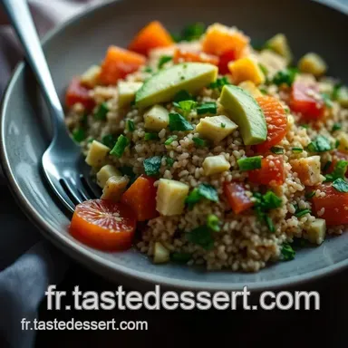 Salade de Quinoa aux Agrumes et Avocat : Un Repas Light Délicieux Fiche recette