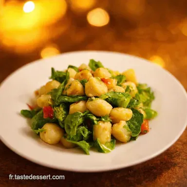 Salade Gnocchis Po&ecirc;l&eacute;s Le Bonheur Estival &agrave; lItalienne Fiche recette