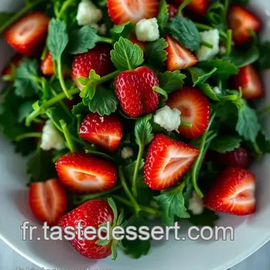 Salade &Eacute;pinards Fraises: Ma Recette Printani&egrave;re Facile! Fiche recette