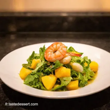 Salade Thaï Crevettes Mangue Ma Recette Exotique Facile Fiche recette