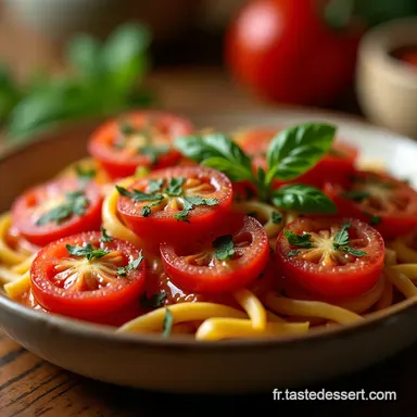 La Symphonie Estivale Salade de Tomates Parfaite Fa&ccedil;on GrandM&egrave;re Fiche recette