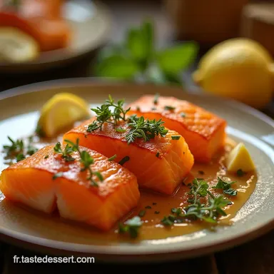 Pavés de Saumon Miel et Sésame Recette Facile au Four Fiche recette