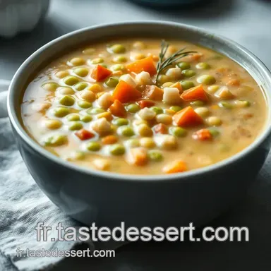 D&eacute;couvrez la cuisson pois cass&eacute;s: Ma Soupe V&eacute;lout&eacute;e R&eacute;confortante Fiche recette