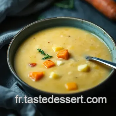 Soupe Veloutée de Patates Douces et Carottes : Recette Facile et Réconfortante Fiche recette