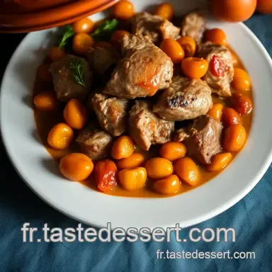 Tajine d'agneau aux abricots : un plat marocain &eacute;mouvant et savoureux Fiche recette