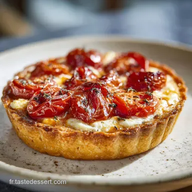 Tarte &agrave; la Tomate Maison pour 6 Portions Fiche recette