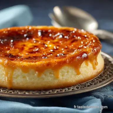 Tarte au Flan Vanille Inratable Flan Pâtissier Épais Fiche recette