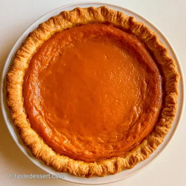 Tarte Au Potiron Sucr&eacute;e pour 8 Personnes Fiche recette
