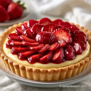 Tarte Aux Fraises pour 6 Personnes Fiche recette