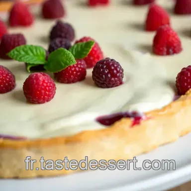 Tarte aux Framboises et au Fromage Blanc: Mon Secret Facile! Fiche recette