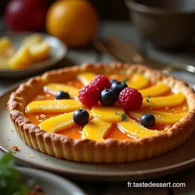 Recette Tarte aux Myrtilles P&acirc;te Sabl&eacute;e Maison Facile Fiche recette