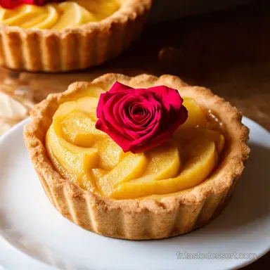 Tarte aux Pommes Bouquet de Roses A Valentines Dream Fiche recette