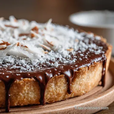 Tarte coco chocolat façon Bounty vegan la recette crémeuse et intense Fiche recette