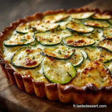 Tarte courgettes mozzarella la recette fondante antisoggy bottom Fiche recette