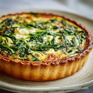 Tarte &Eacute;pinard Ricotta pour 6 Portions Fiche recette