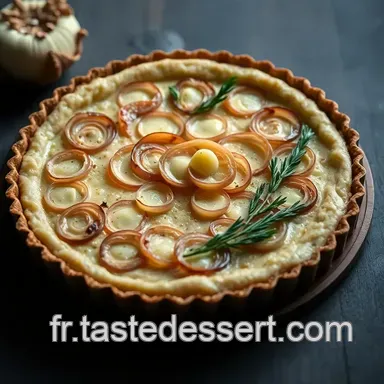 Tarte Fine aux Oignons Nouveaux: Un Avant-Go&ucirc;t du Printemps! Fiche recette