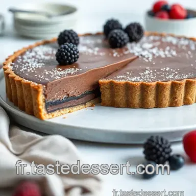 Ma D&eacute;licieuse Tarte chocolat pralin&eacute; Recette tarte: Un Go&ucirc;t Inoubliable Fiche recette
