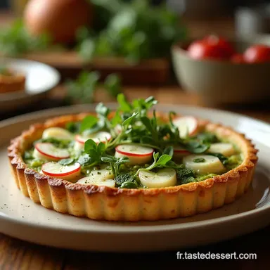 Recette Tarte Fine Printanière aux Légumes de Mai Facile Fiche recette
