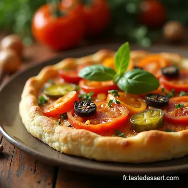 Tarte aux L&eacute;gumes du Soleil Maison Croustillante et Facile Fiche recette