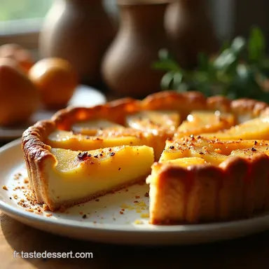 Tarte Rustique aux Pommes et Paradis en Bouche Fiche recette