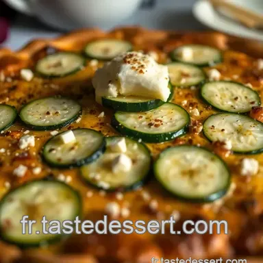 Tarte Rustique Courgette Chèvre: Un Goût de Provence Facile! Fiche recette