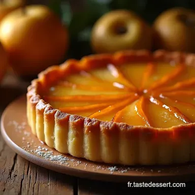 La Meilleure Tarte Tatin Traditionnelle aux Pommes Caram&eacute;lis&eacute;es Fiche recette