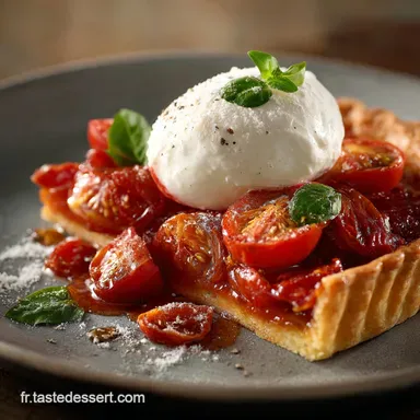 Tarte Tomate Burrata Basilic : La Recette Estivale Facile Fiche recette