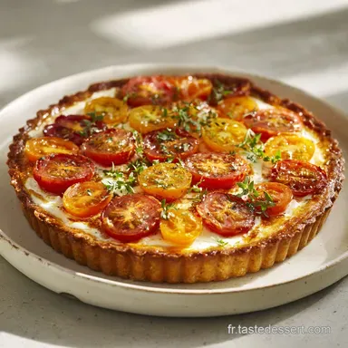 Tarte Tomate Mozzarella en 45 Minutes Fiche recette