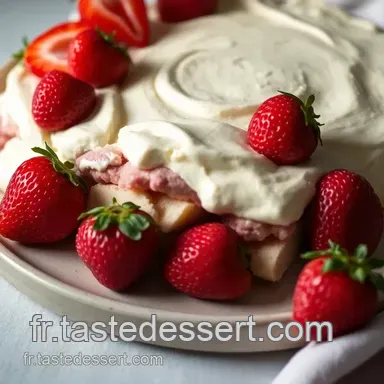 Tiramisu Fraise L&eacute;ger: Le Secret Minceur - "I am creating this recipe" Fiche recette