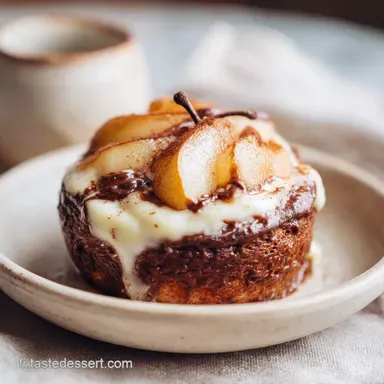 Tiramisu Poires Chocolat : Recette Onctueuse pour 6 Personnes Fiche recette