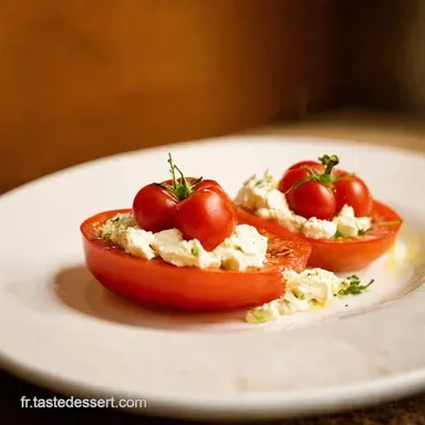 Tomates Cerises Farcies Ch&egrave;vre LAp&eacute;ro Chic Facile Fiche recette