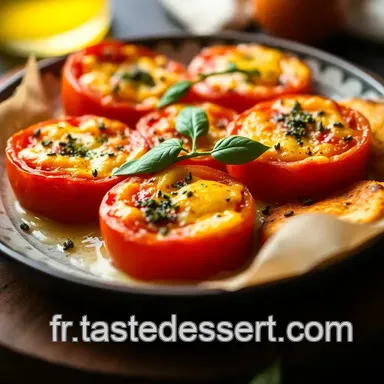Tomates Farcies Feta Airfryer: L'Ap&eacute;ro Ensoleill&eacute; Facile! Fiche recette