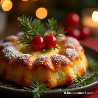 Tourte de No&euml;l Recette Traditionnelle comme chez M&eacute;m&eacute; Fiche recette