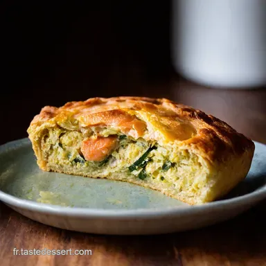 Tourte Saumon Courgette Aneth Recette Facile Un Air de Provence Fiche recette