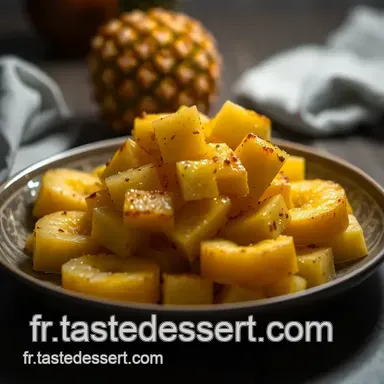 Ananas Rôties au Airfryer : Mon Dessert Exotique en 13 Minutes Fiche recette