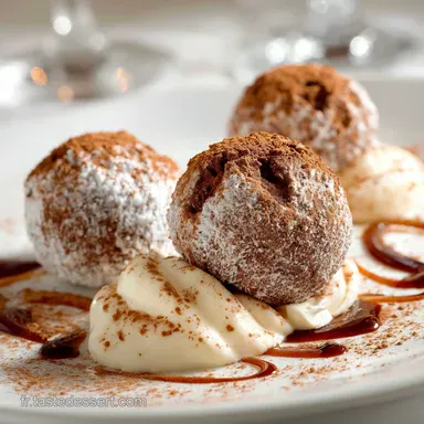 Truffes Bonhomme de Neige : La recette festive, facile et sans cuisson. Fiche recette