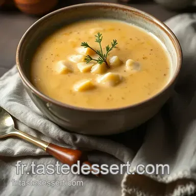 Velout&eacute; de Potiron aux Ch&acirc;taignes : Un R&eacute;confort d'Automne Simple Fiche recette