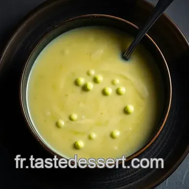 Velouté Glacé de Petits Pois: Fraîcheur Printanière! Fiche recette