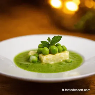 Velout&eacute; Petits Pois Menthe Express Fra&icirc;cheur AntiCanicule Fiche recette