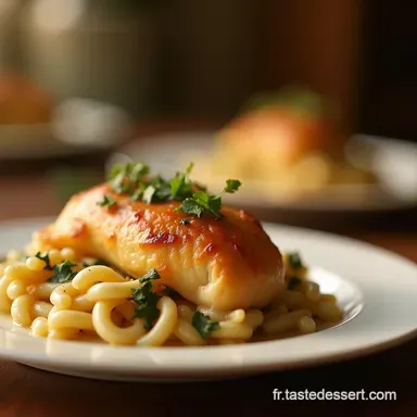 Recette de Volauvent au Poulet Cr&eacute;m&eacute;e Classique Cuisine Fran&ccedil;aise Fiche recette