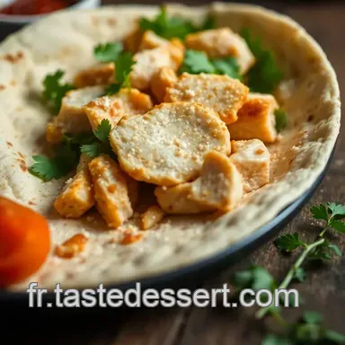 Wrap Recette Poulet Gourmand : Un Délice Méditerranéen Facile Fiche recette