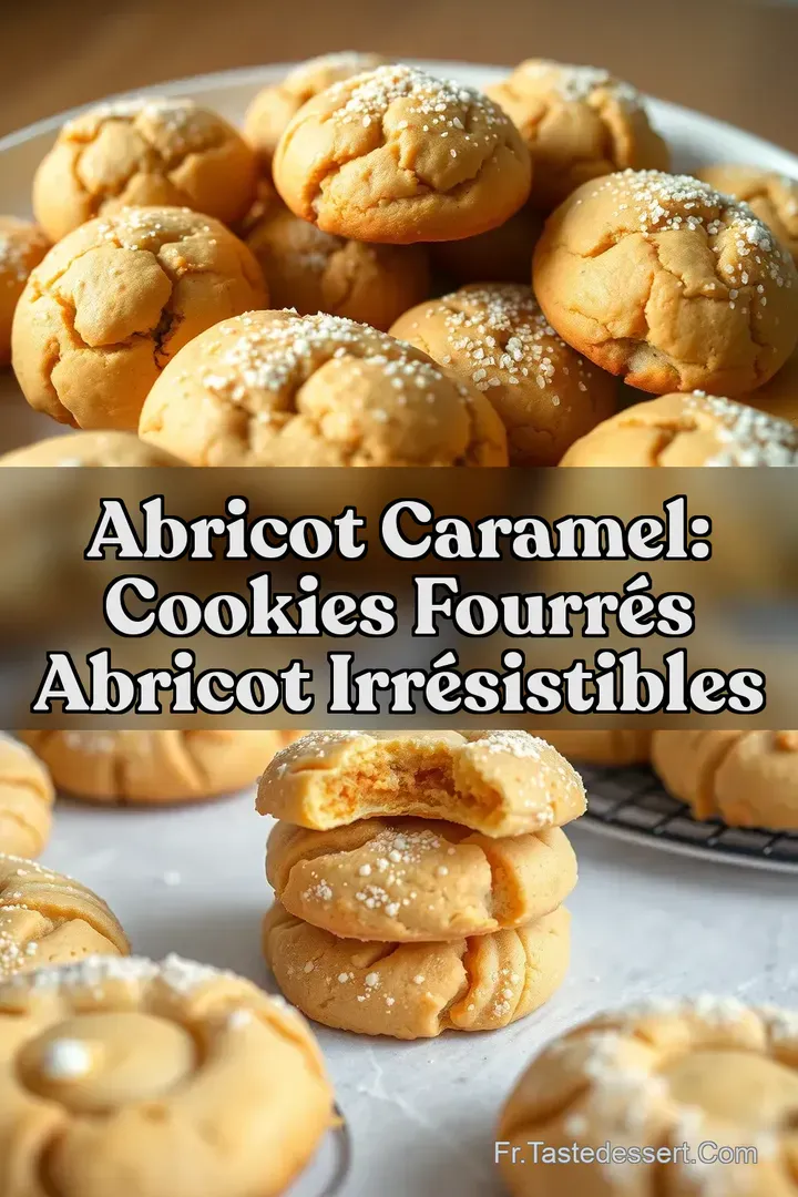 Abricot Caramel: Cookies Fourr&eacute;s Abricot Irr&eacute;sistibles