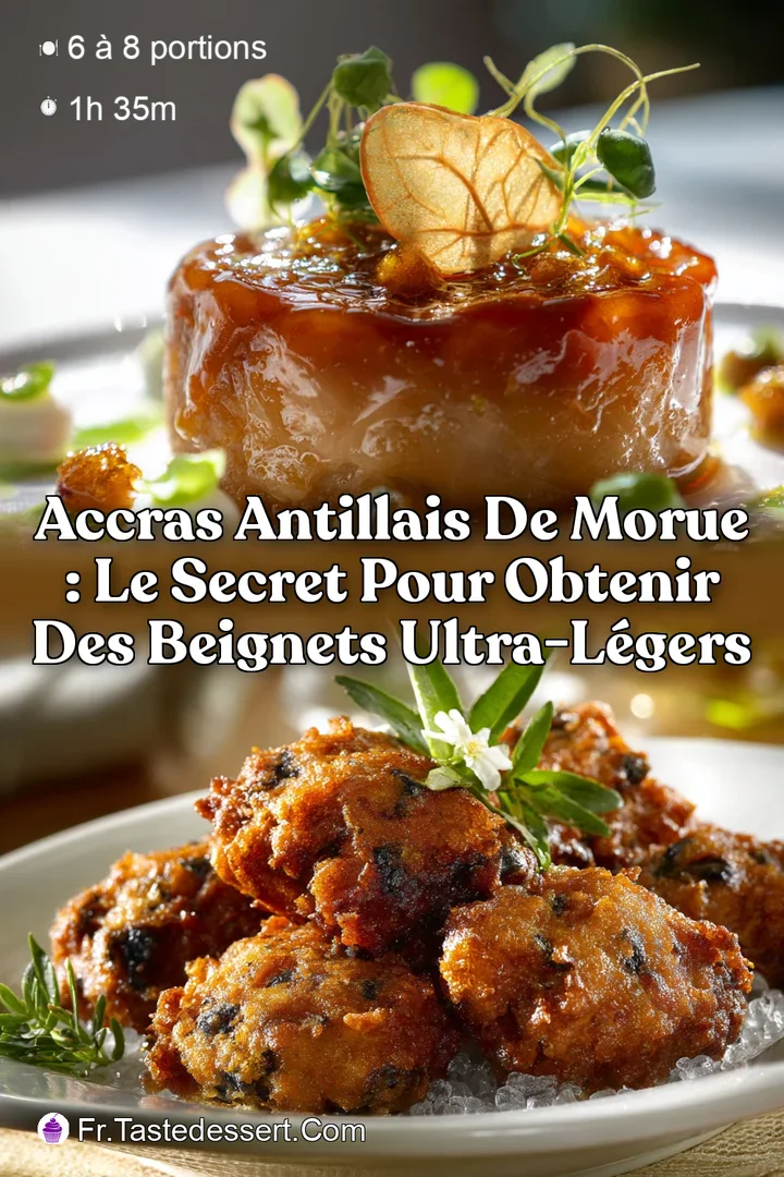 Accras antillais de morue : Le secret pour obtenir des beignets ultra-l&eacute;gers