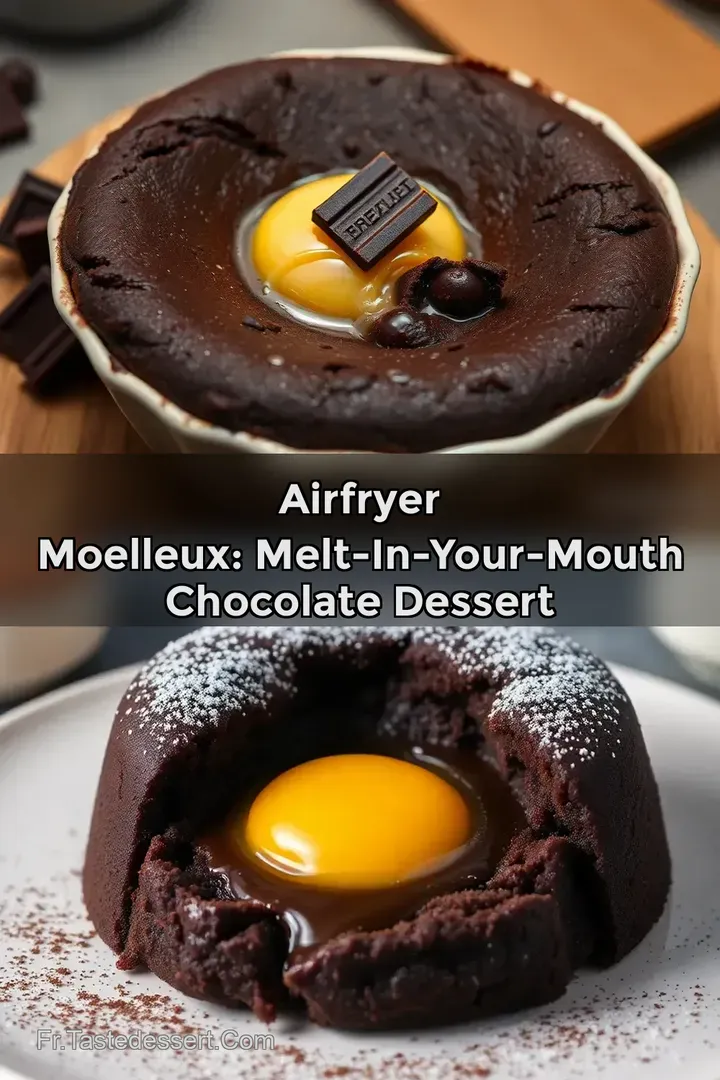 Airfryer Moelleux: Melt-in-Your-Mouth Chocolate Dessert