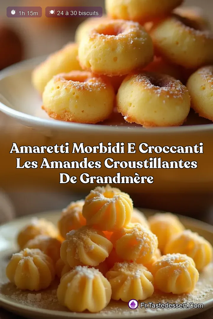 Amaretti Morbidi e Croccanti Les Amandes Croustillantes de GrandM&egrave;re