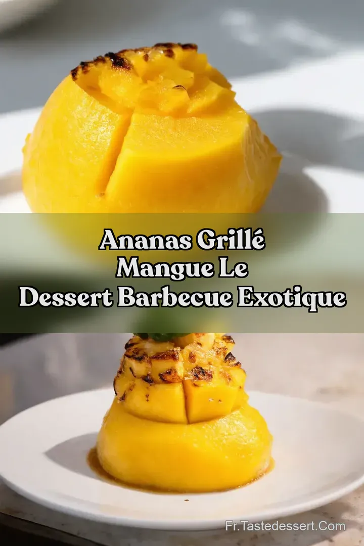 Ananas Grill&eacute; Mangue Le Dessert Barbecue Exotique