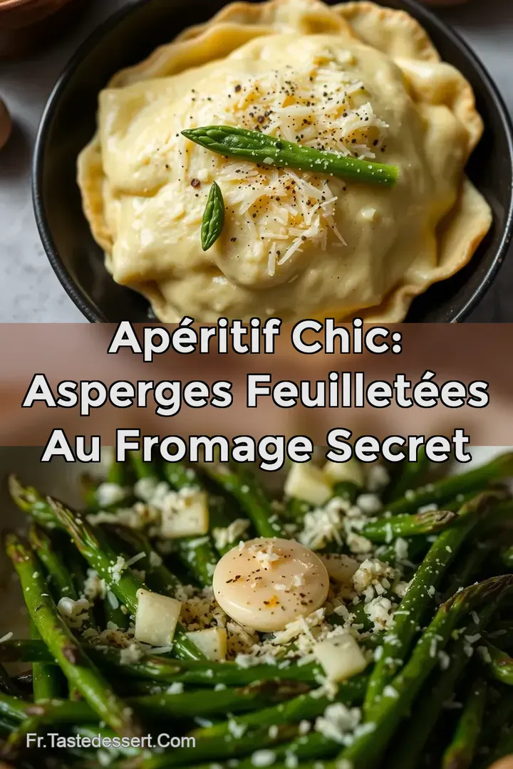 Ap&eacute;ritif Chic: Asperges Feuillet&eacute;es au Fromage Secret